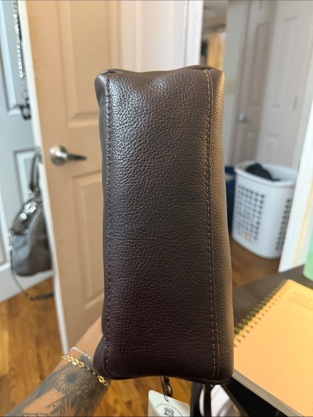 Portland leather premium Sloan bag- large Coldbrew - Picture 4 of 5